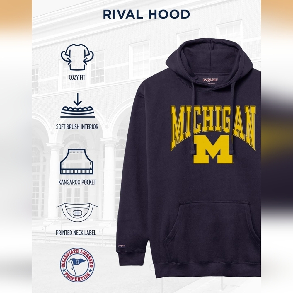 Michigan Wolverines Hoodie - Picture 4 of 5